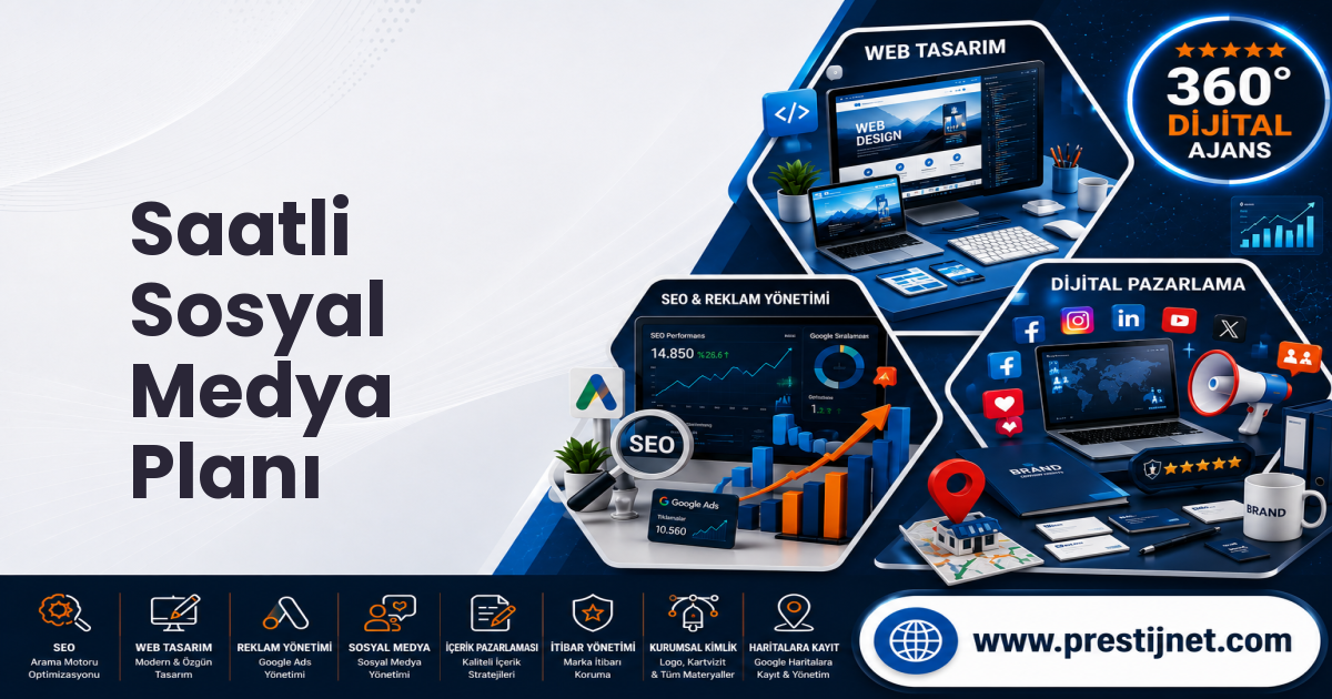 Saatli Sosyal Medya Planı