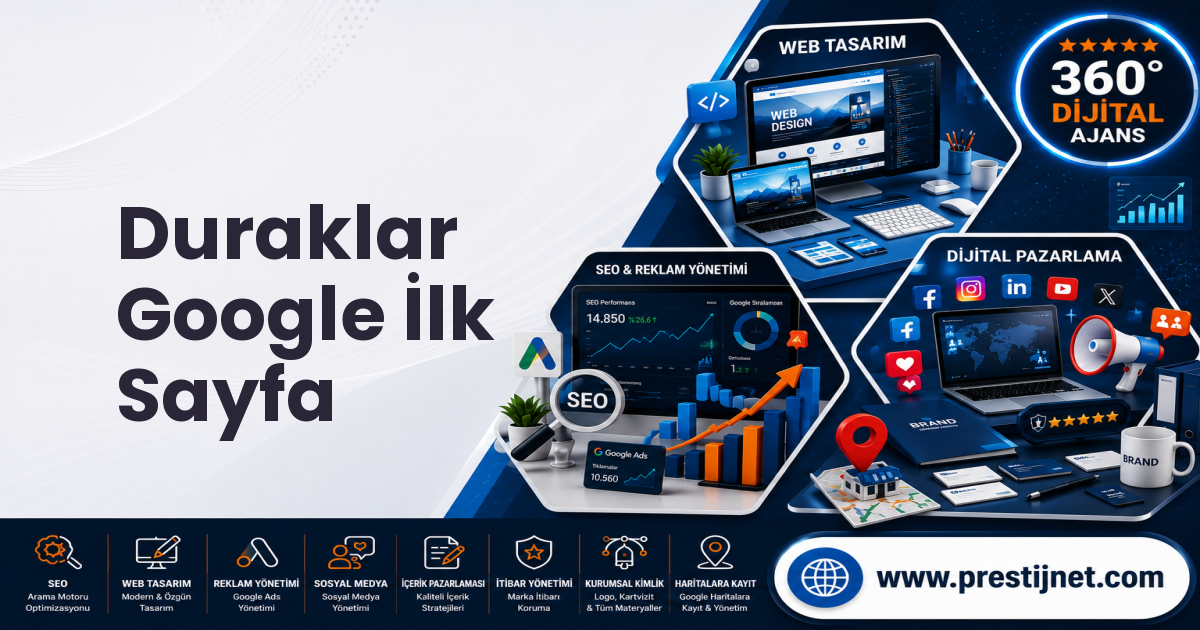 Duraklar Google İlk Sayfa