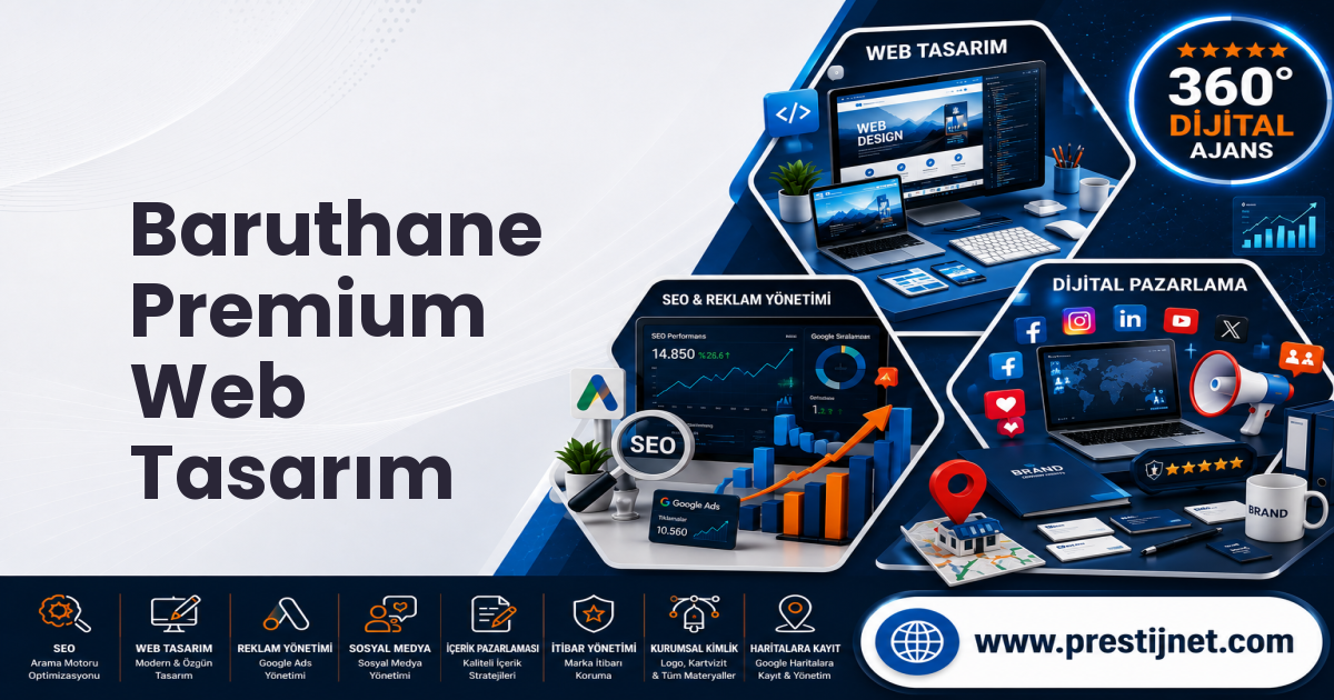 Baruthane Premium Web Tasarım