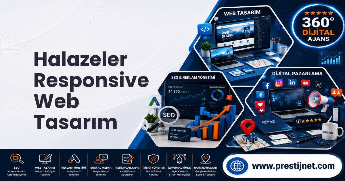 Halazeler Responsive Web Tasarım