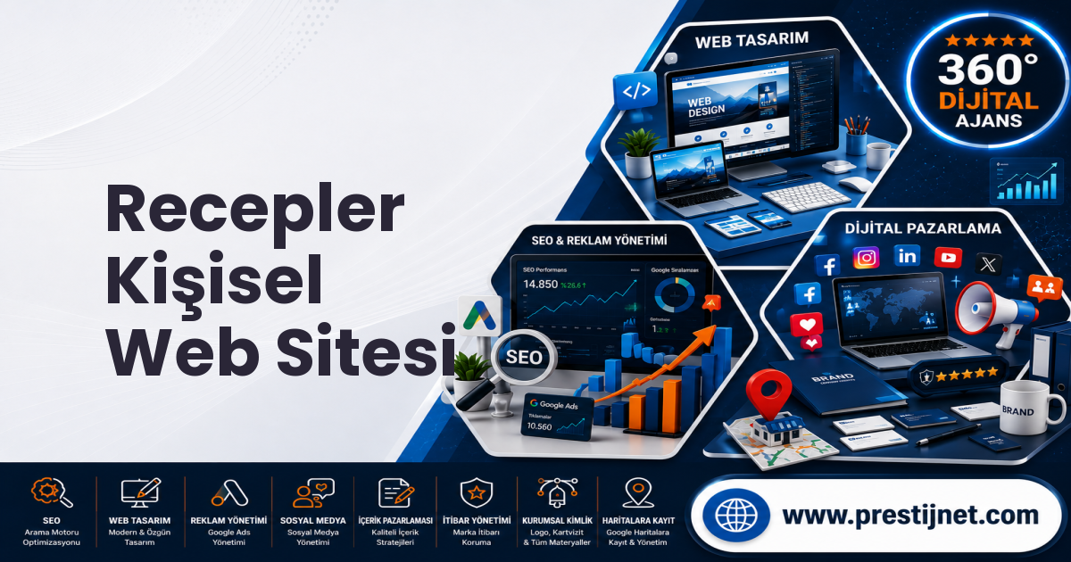 Recepler Kişisel Web Sitesi